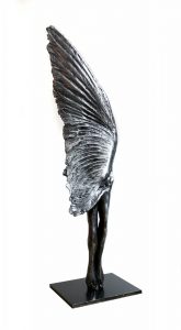 Les ailes du désir, 30x8x7. sculpture marie-josee roy