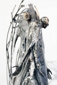 ¨Un¨, détail, 37x24x8, sculpture marie-josee roy