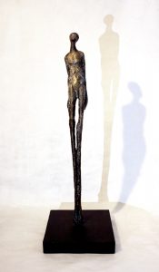 Le Psi, Bronze, 36x12x12, gravure au burin électrique: Jérôme Prieur