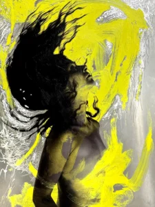 Peinture Soul Dance #5, de Marie-Josée Roy